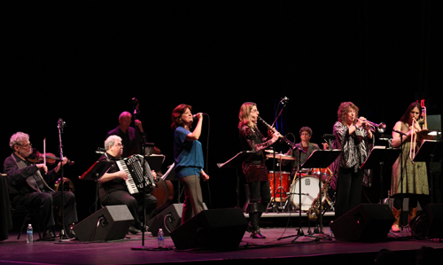 Metropolitan Klezmer Octet at Count Basie Theatre, Red Bank, NJ, March 2012 (photo: Robin Salant)