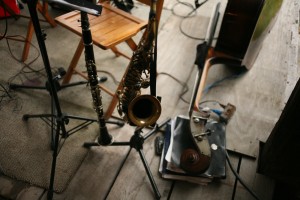 Metropolitan Klezmer instruments at wedding still life