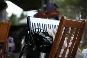 Metropolitan Klezmer accordion at wedding reception still life Metropolitan Klezmer accordion at wedding reception still life